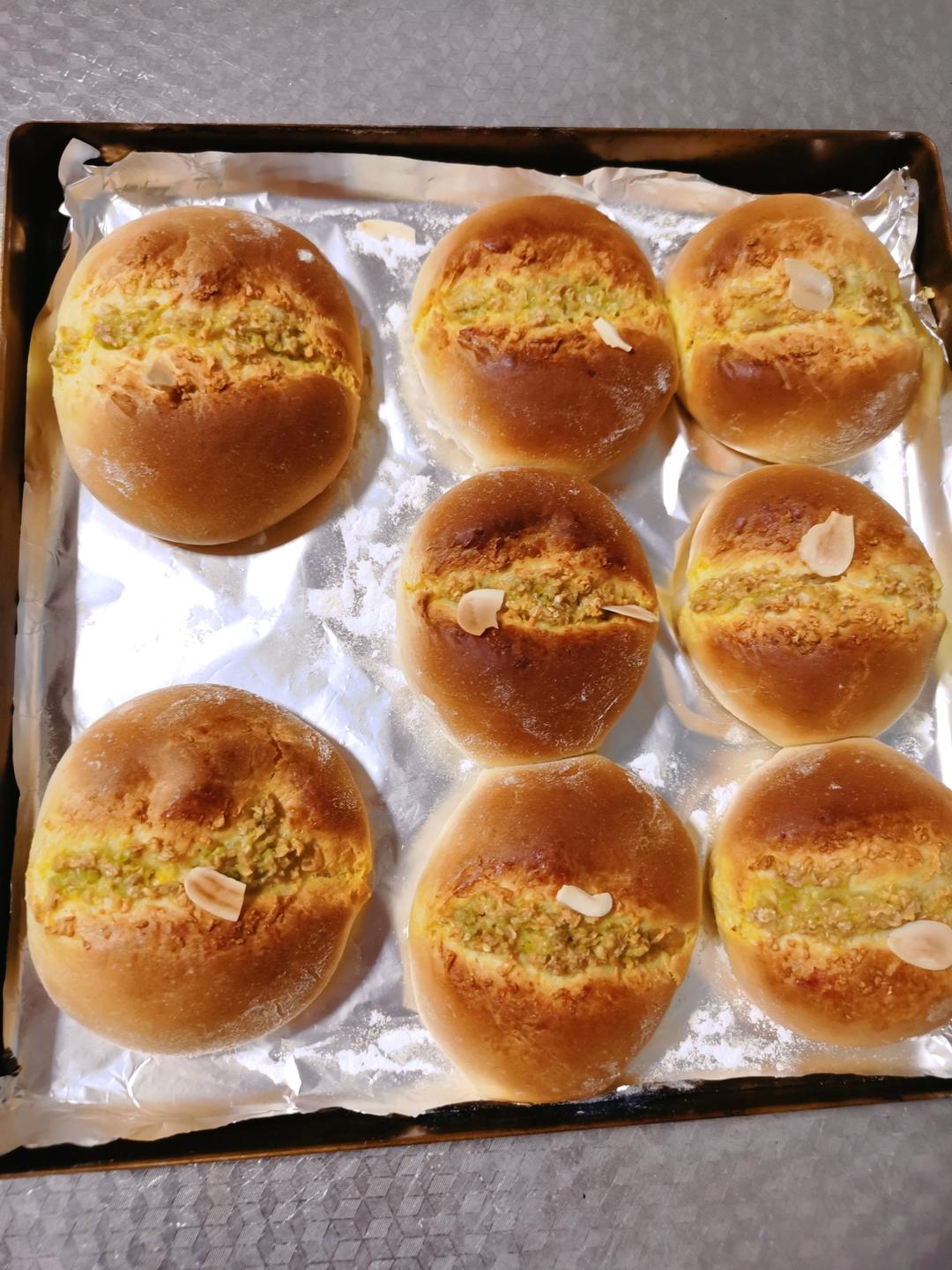 一次发酵，满屋飘香巨好吃的蒜香面包