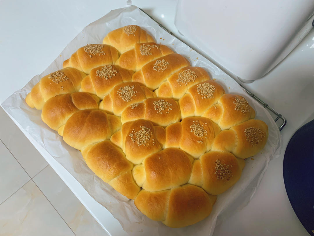 牛奶面包卷（直接法）