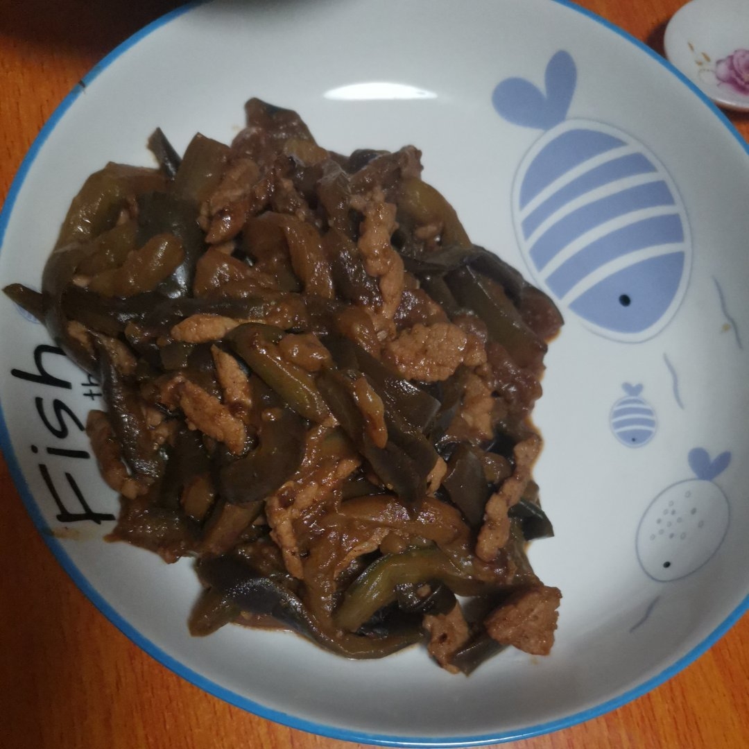 茄子炒肉