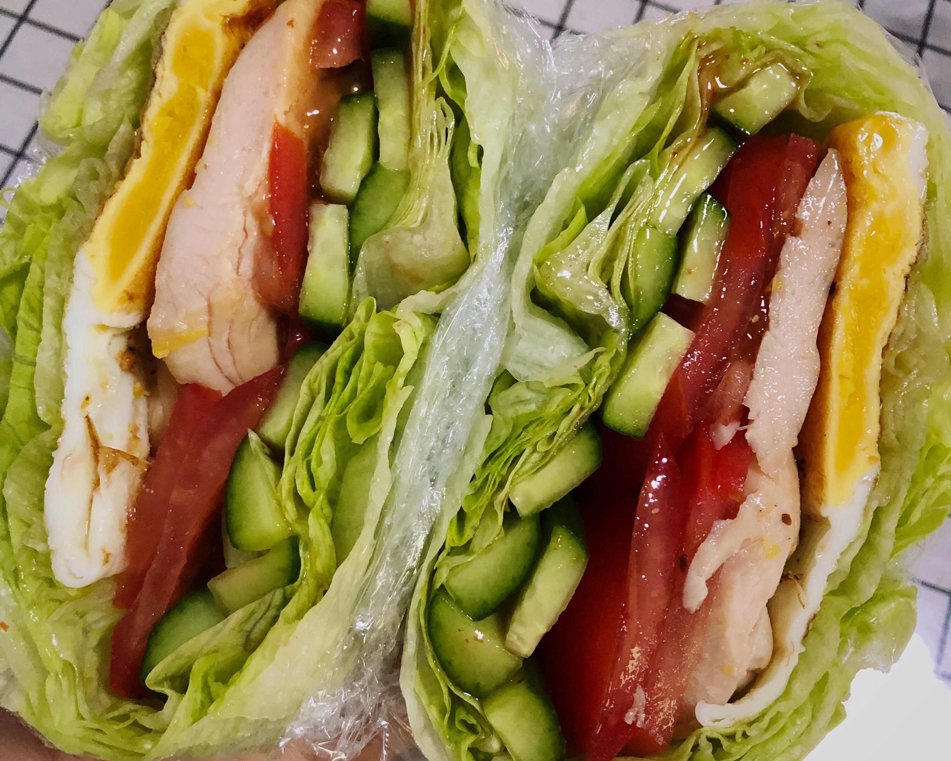 减脂减肥必备！蔬菜三明治的做法