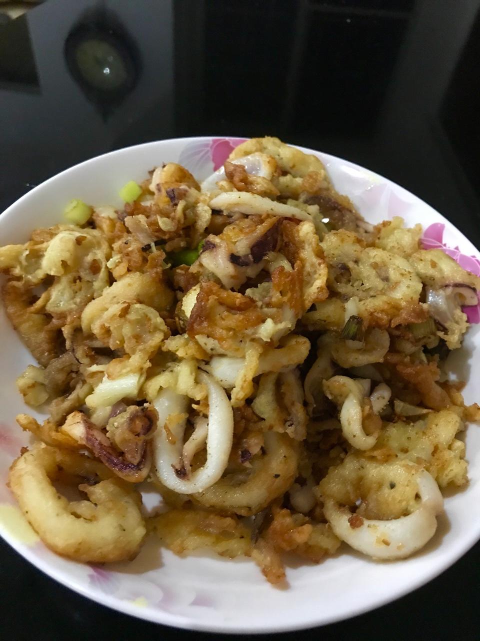椒盐鲜鱿