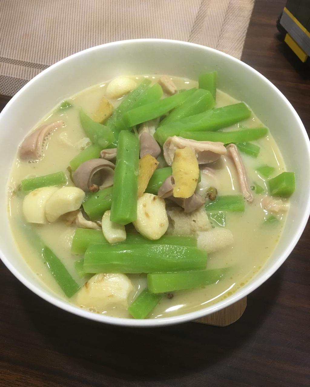 大蒜烧肚条
