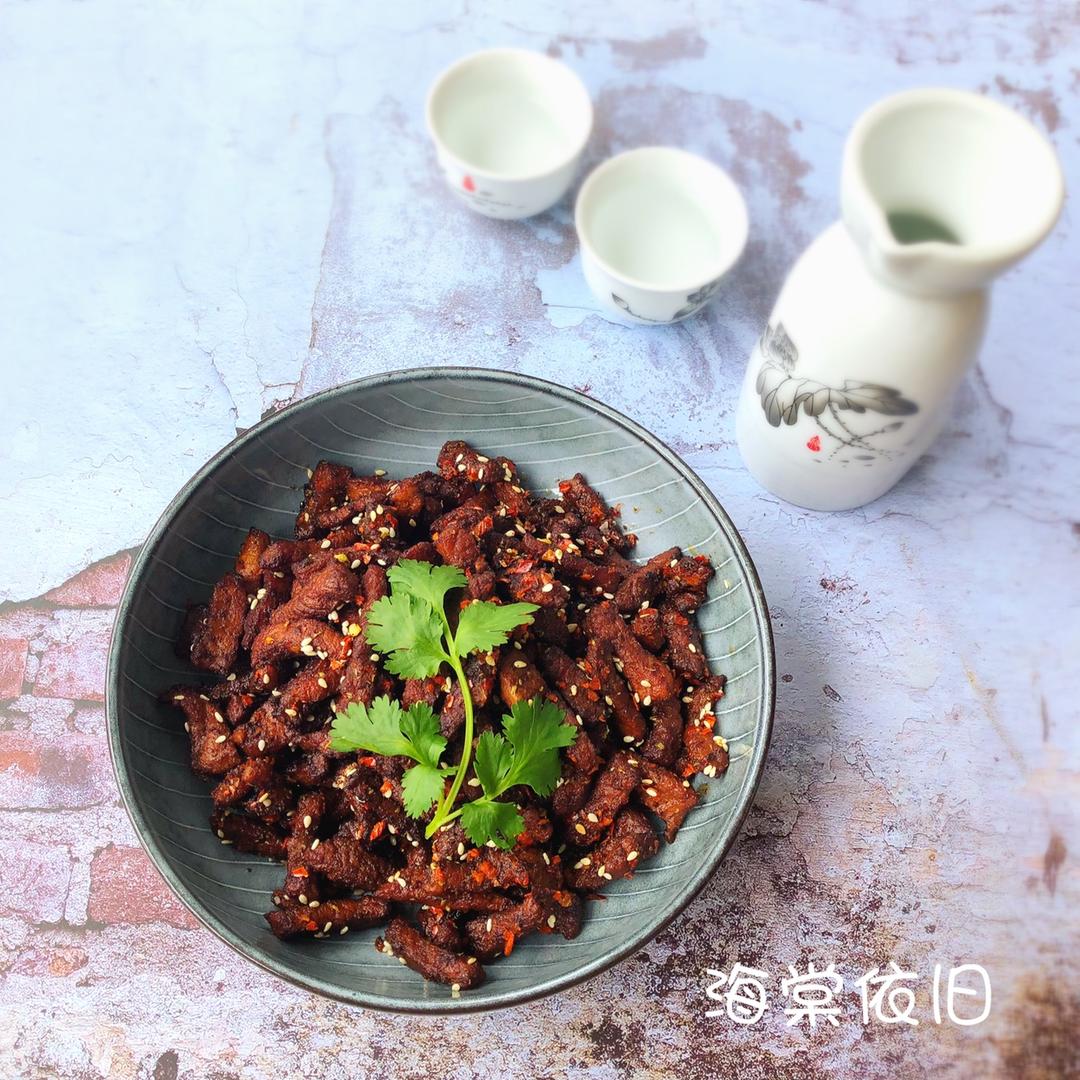 麻辣猪肉干的做法