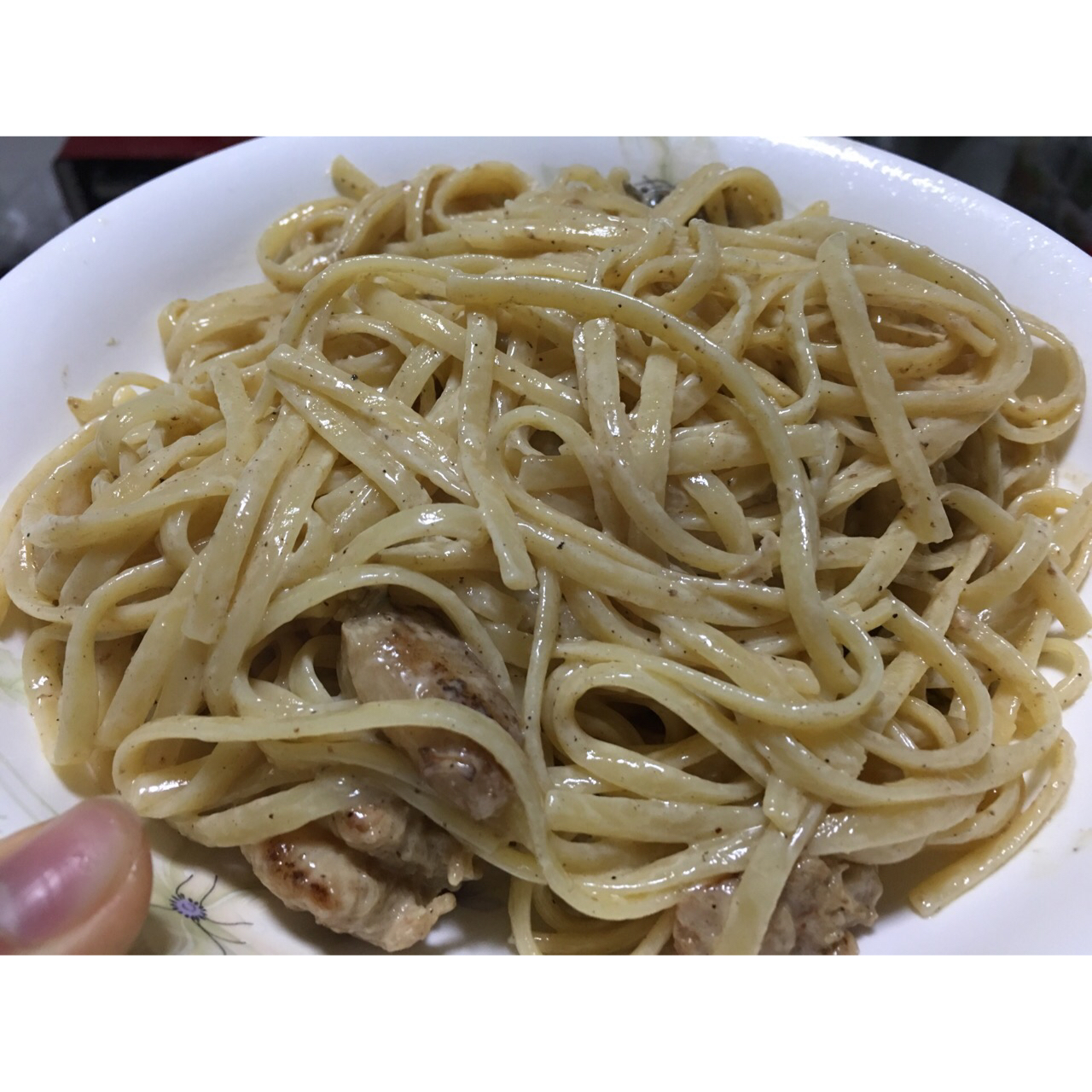 海鲜奶油意大利面