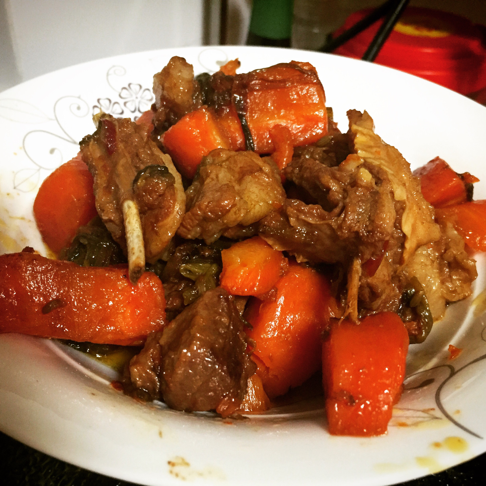 红焖羊肉