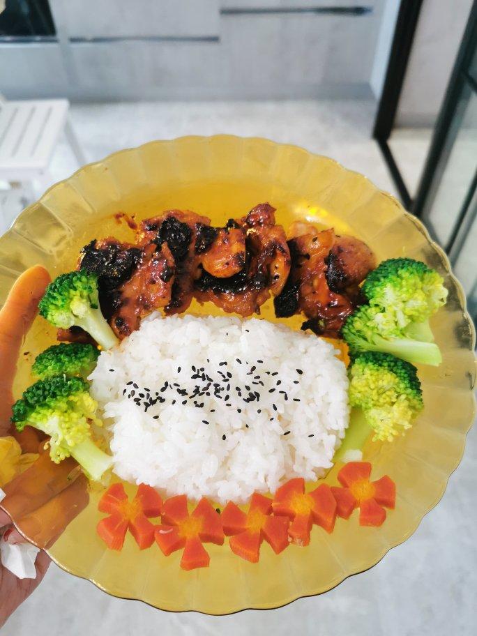 照烧鸡腿饭