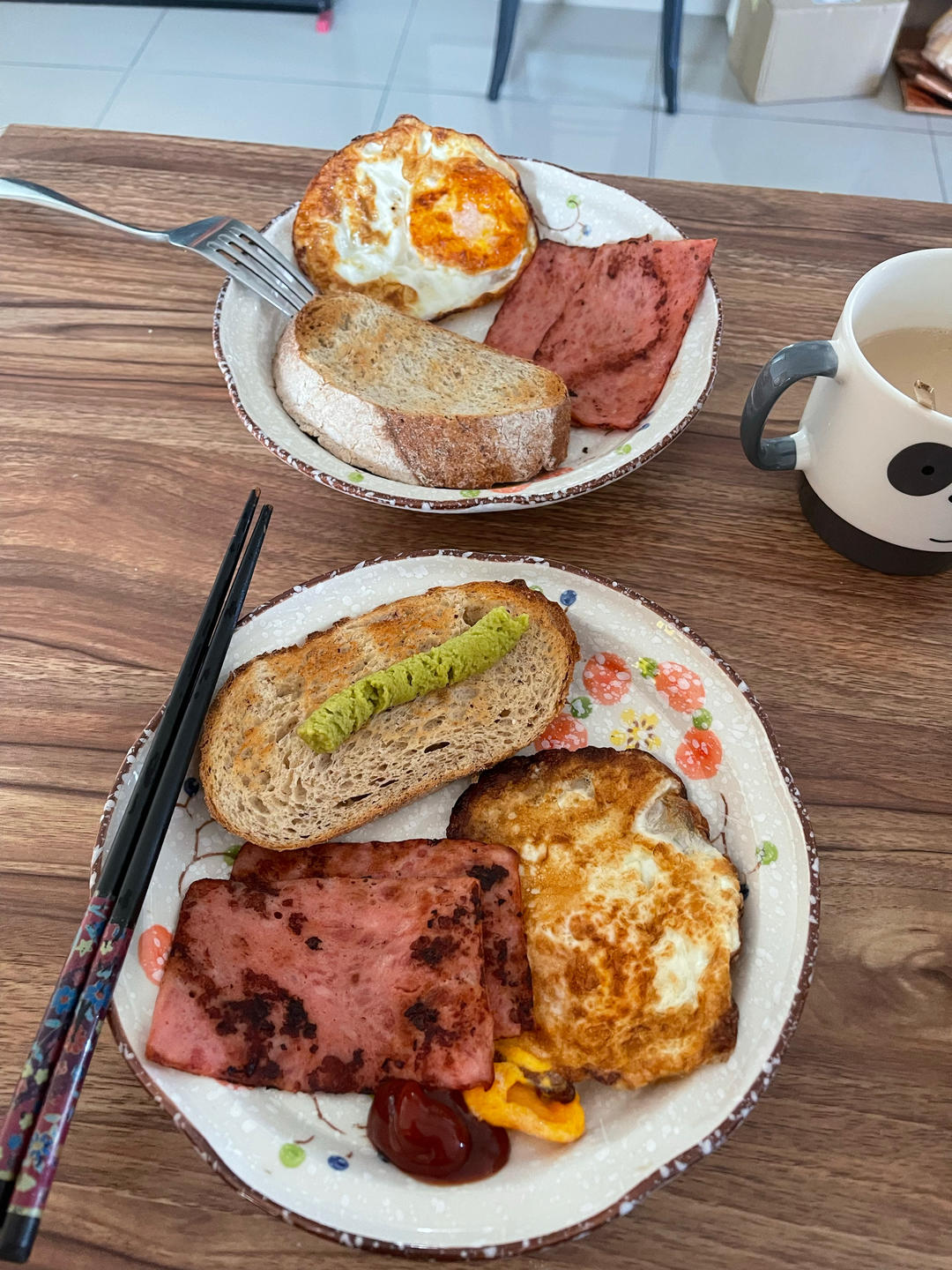 【培根煎蛋】哈尔早餐 动漫美食