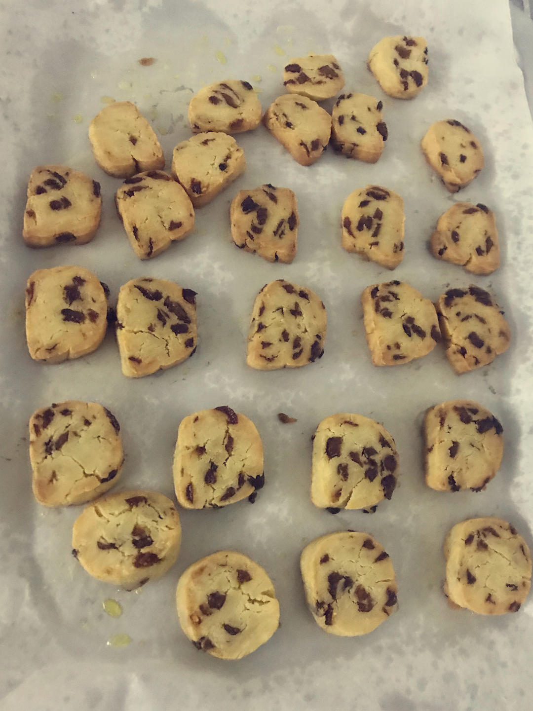 低糖少油版蔓越莓饼干