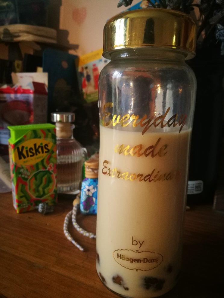 黑糖珍珠鲜奶-在家喝鹿角巷