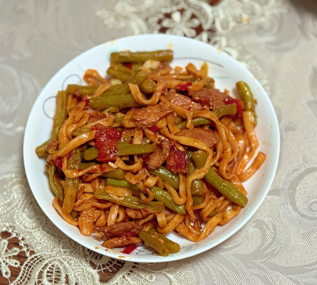 豆角焖面