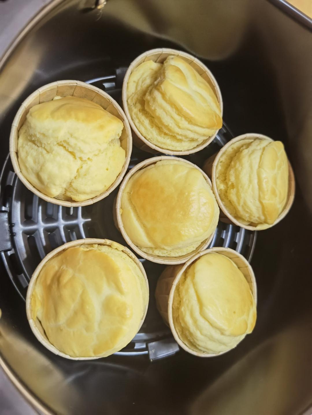 空气炸锅纸杯麦芬蛋糕（超简单）