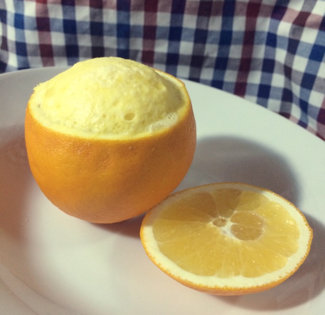 柳橙蒸蛋