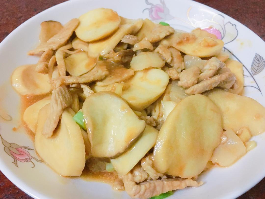 肉炒杏鲍菇