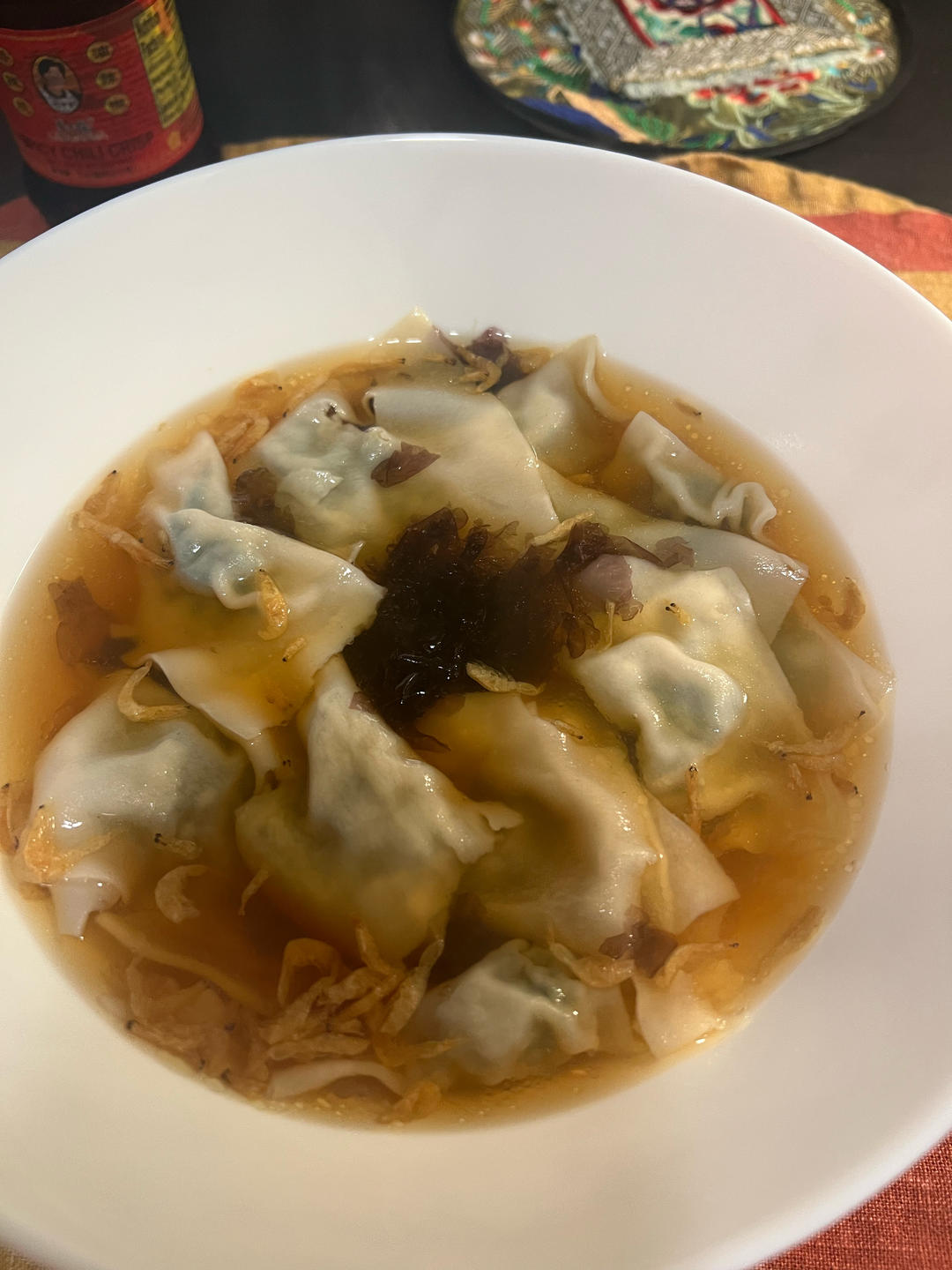 牛肉菠菜胡萝卜 大馅儿馄饨 不爱吃菠菜星人的福音
