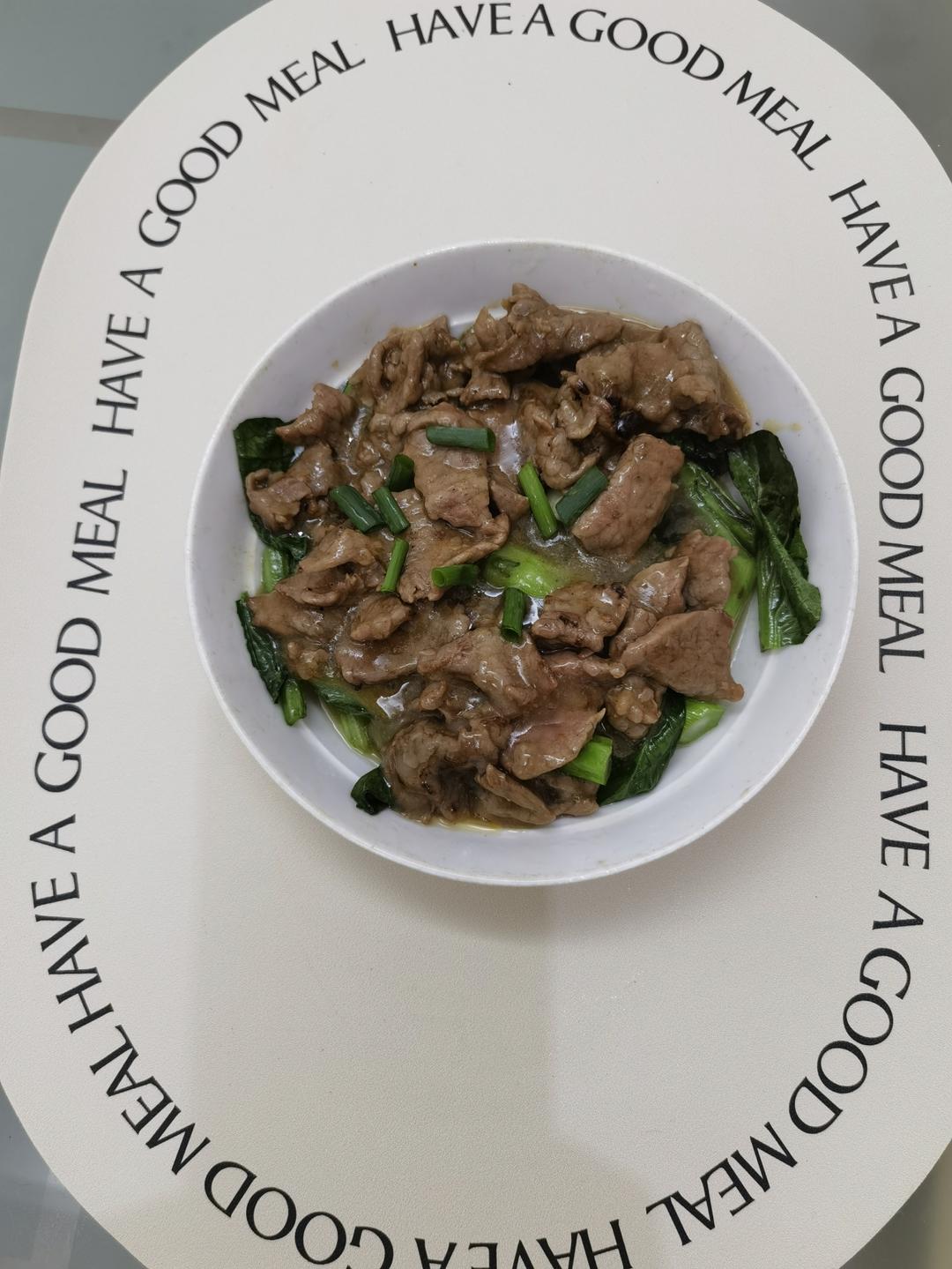 潮汕菜--芥蓝炒牛肉