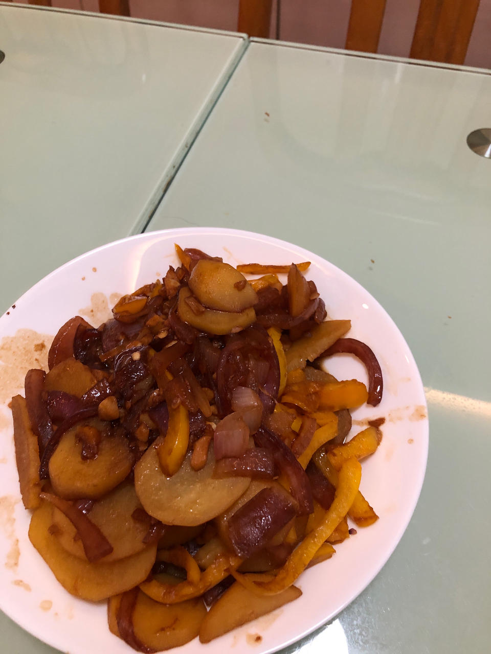 土豆炒洋葱