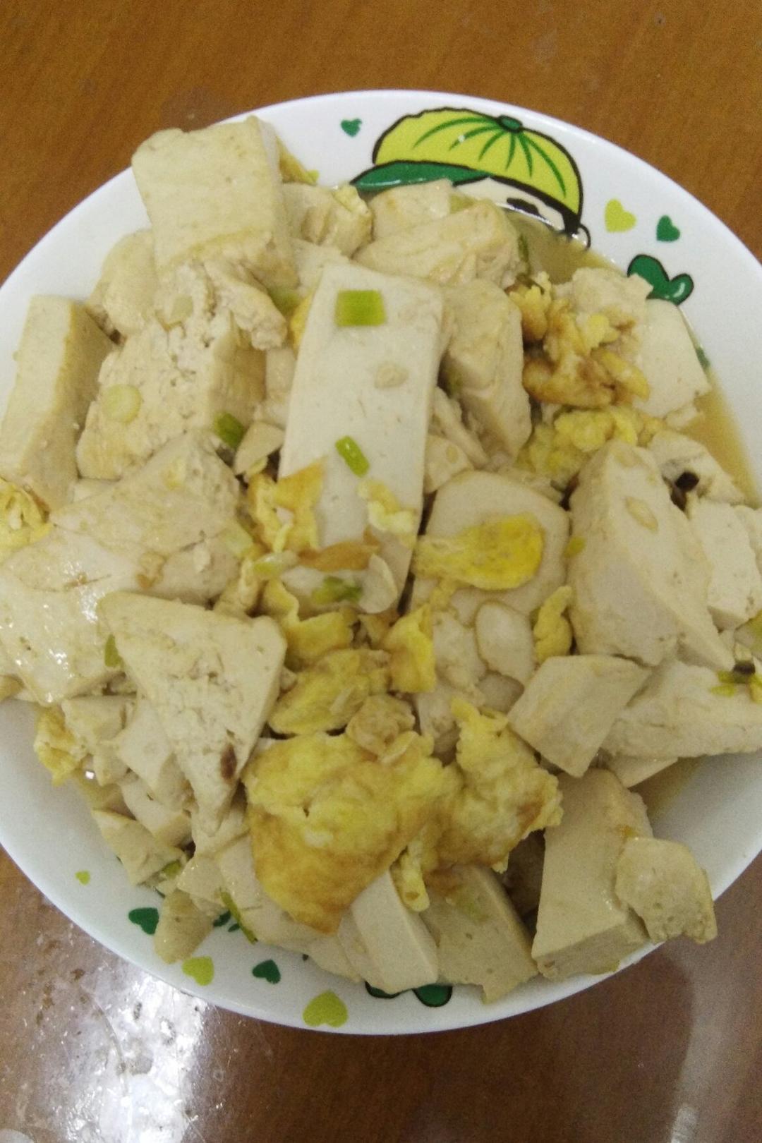 鸡蛋炒嫩豆腐