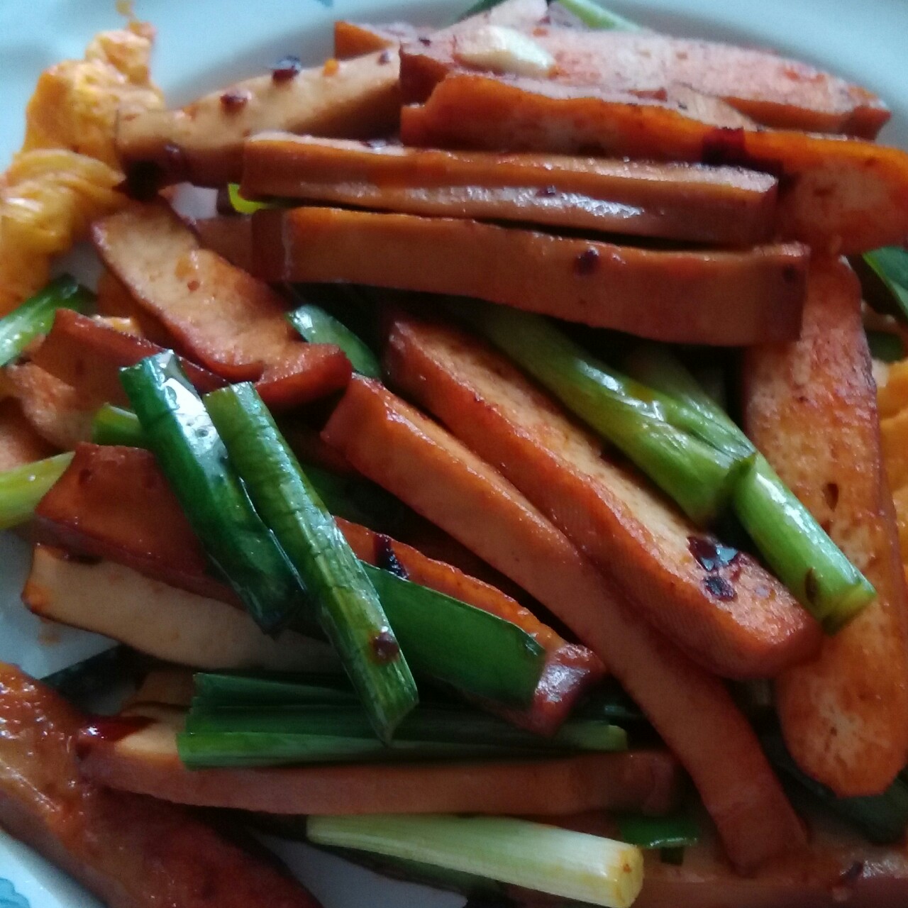 韭菜豆腐干