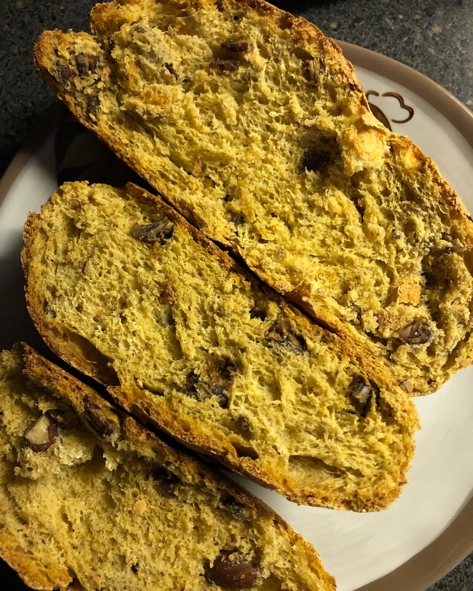 天然酵种肉桂南瓜核桃欧包