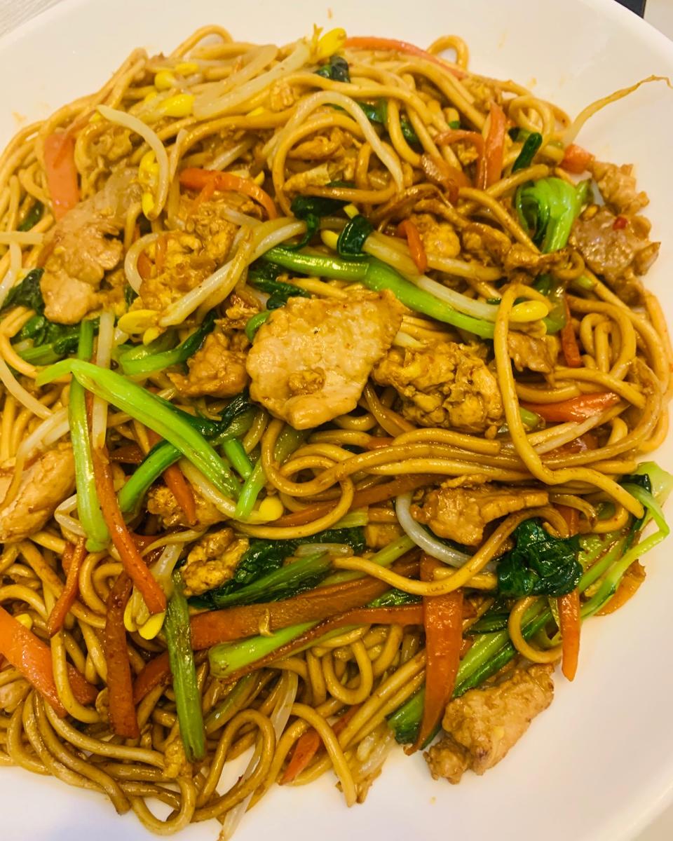 罡罡sigt做的快手炒面