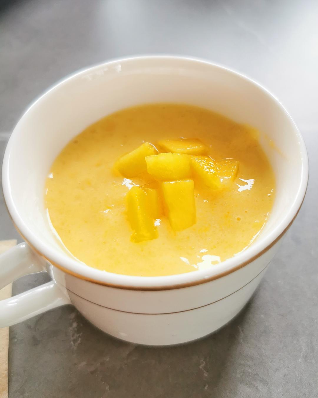 芒果牛奶布丁（小美版）的做法