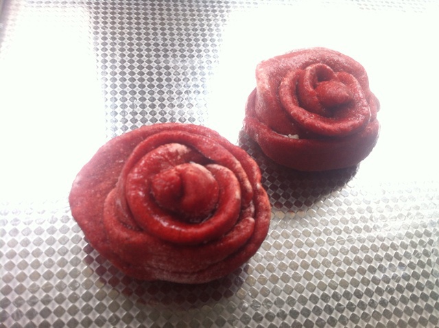 浪漫玫瑰花馒头