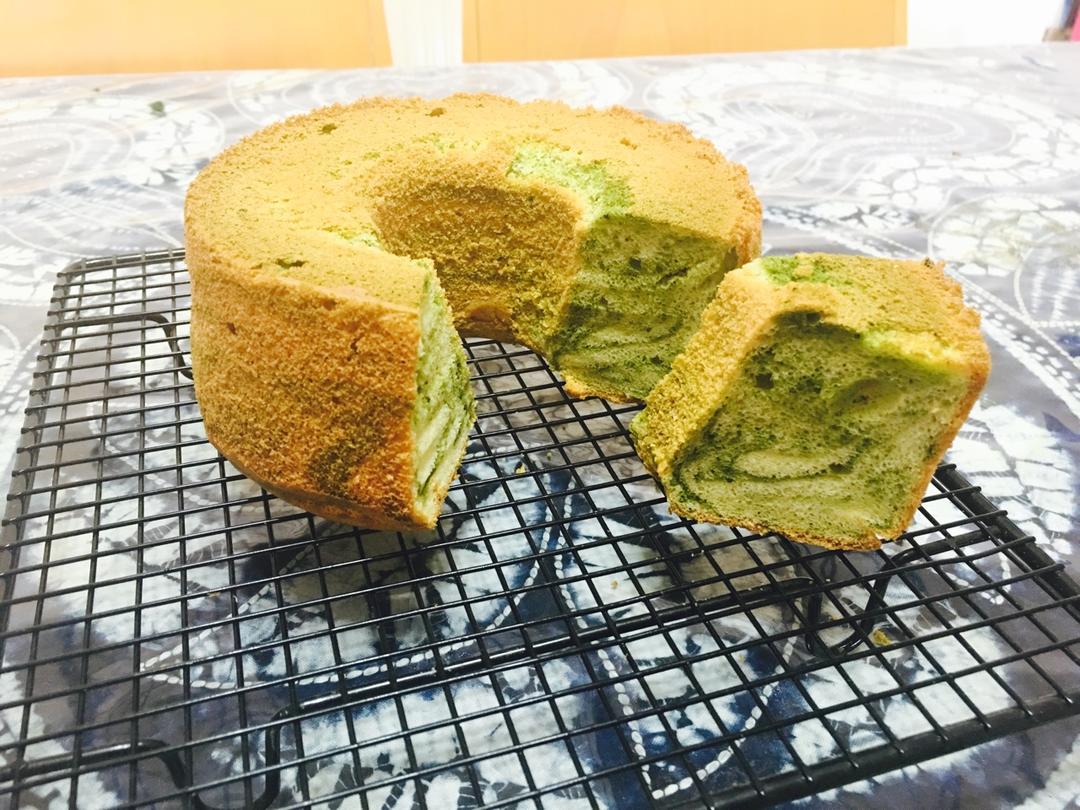 云石糯米戚风（抹茶戚风）