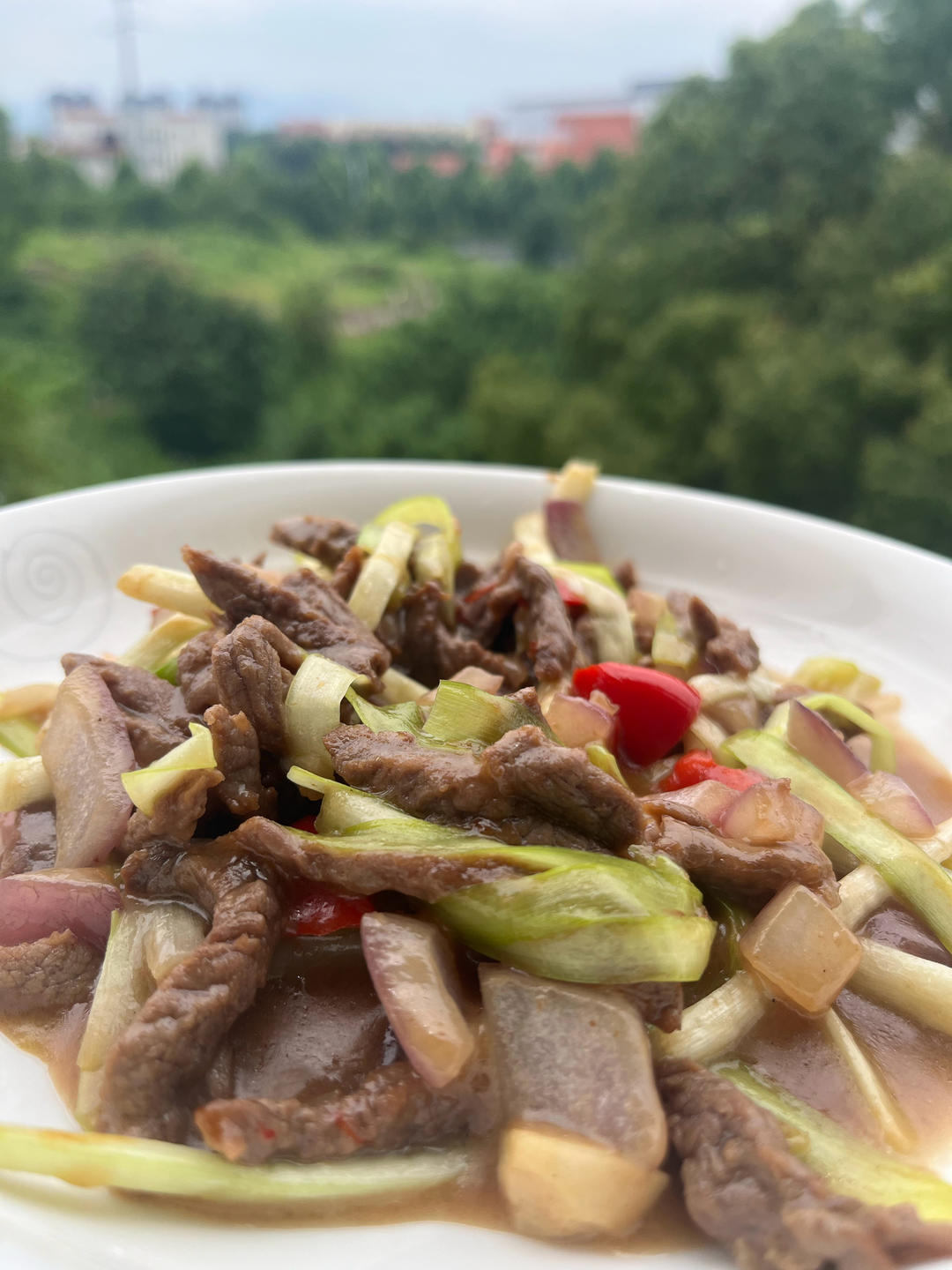 韭黄香干肉丝