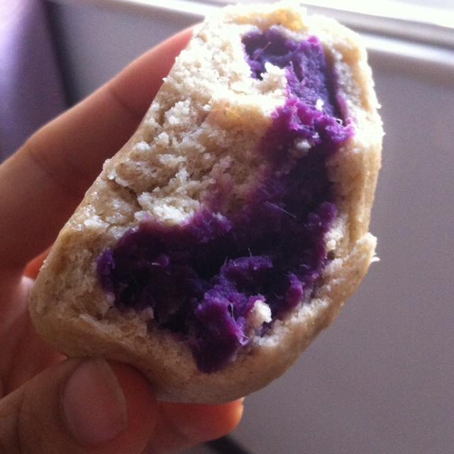 牛奶紫薯全麦包