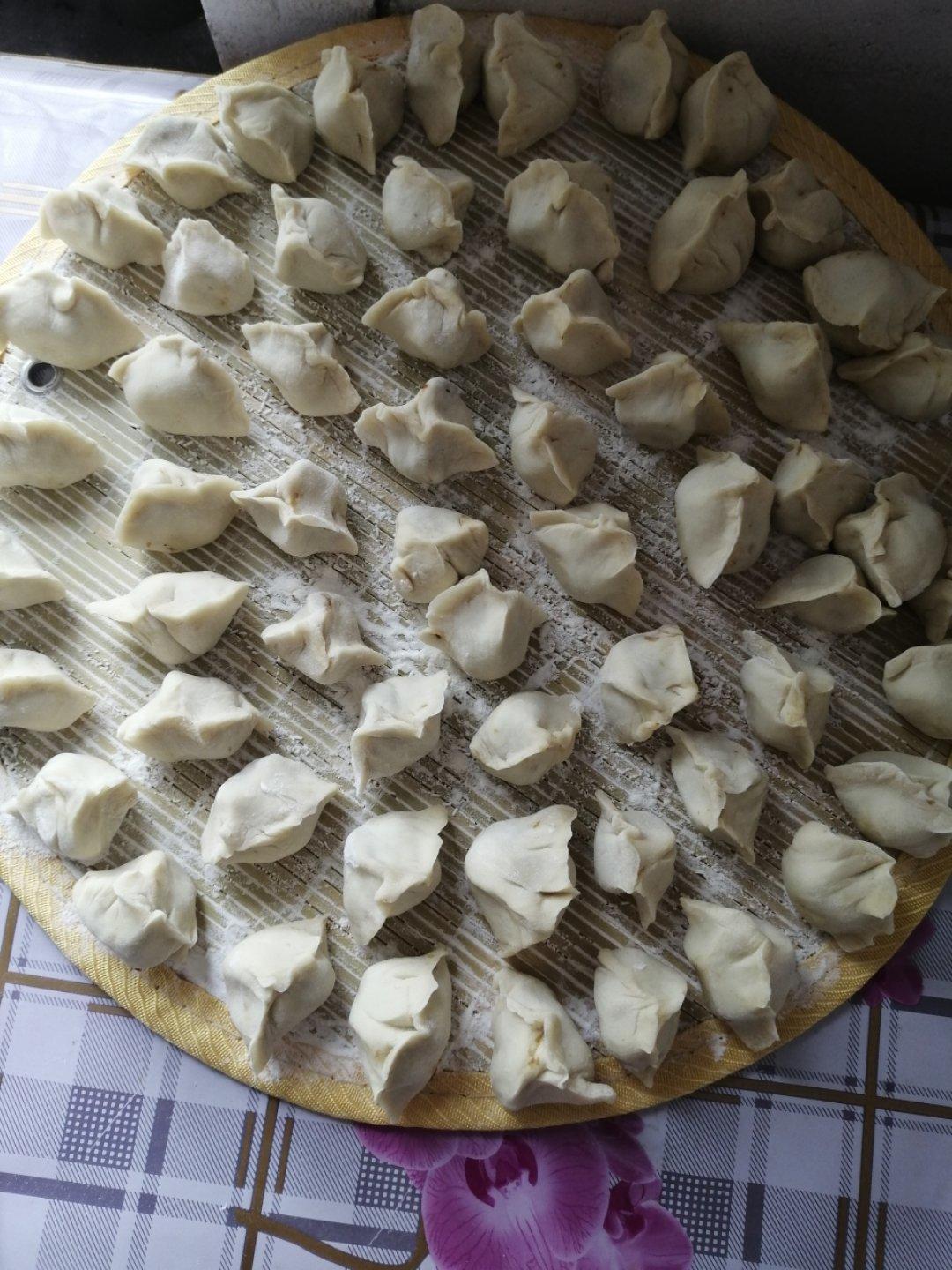 猪肉大葱胡萝卜馅水饺