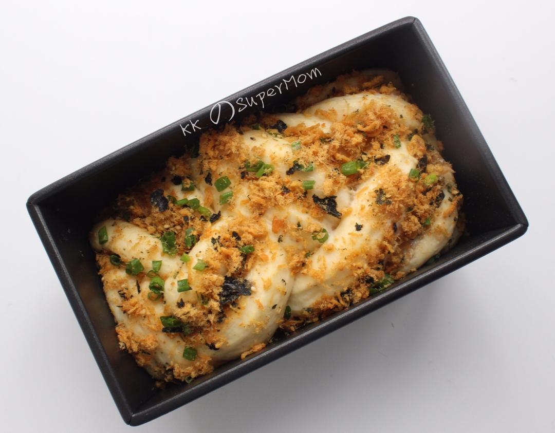 香葱肉松手撕吐司