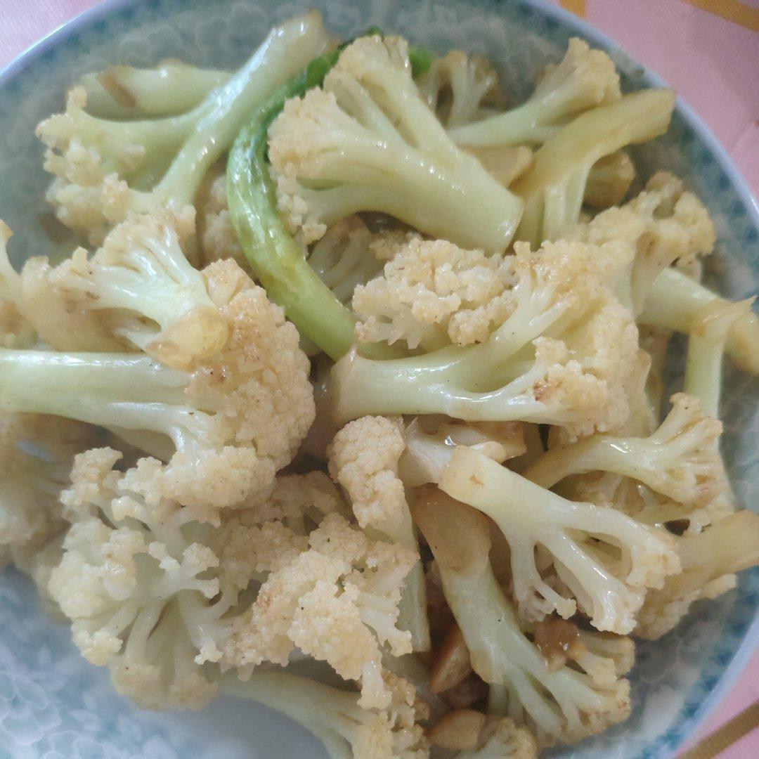 清炒有机菜花