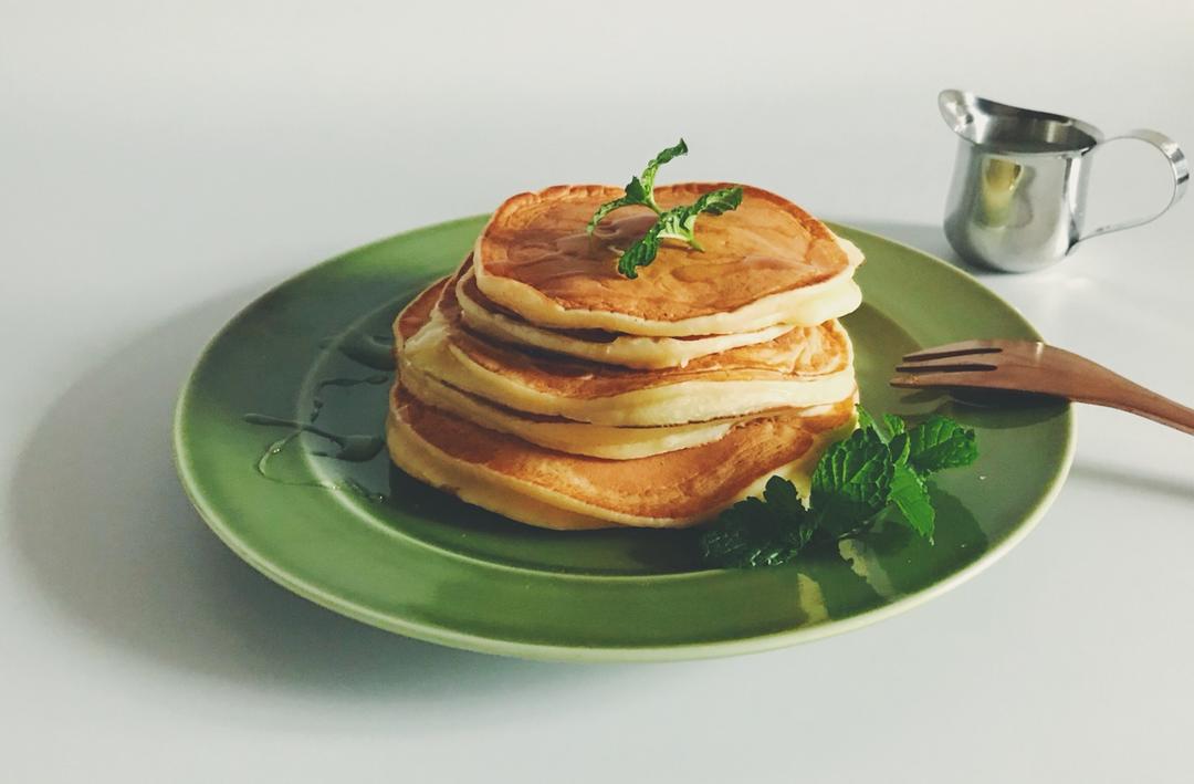 松软的酸奶松饼 Yogurt Pancake（无油无糖）