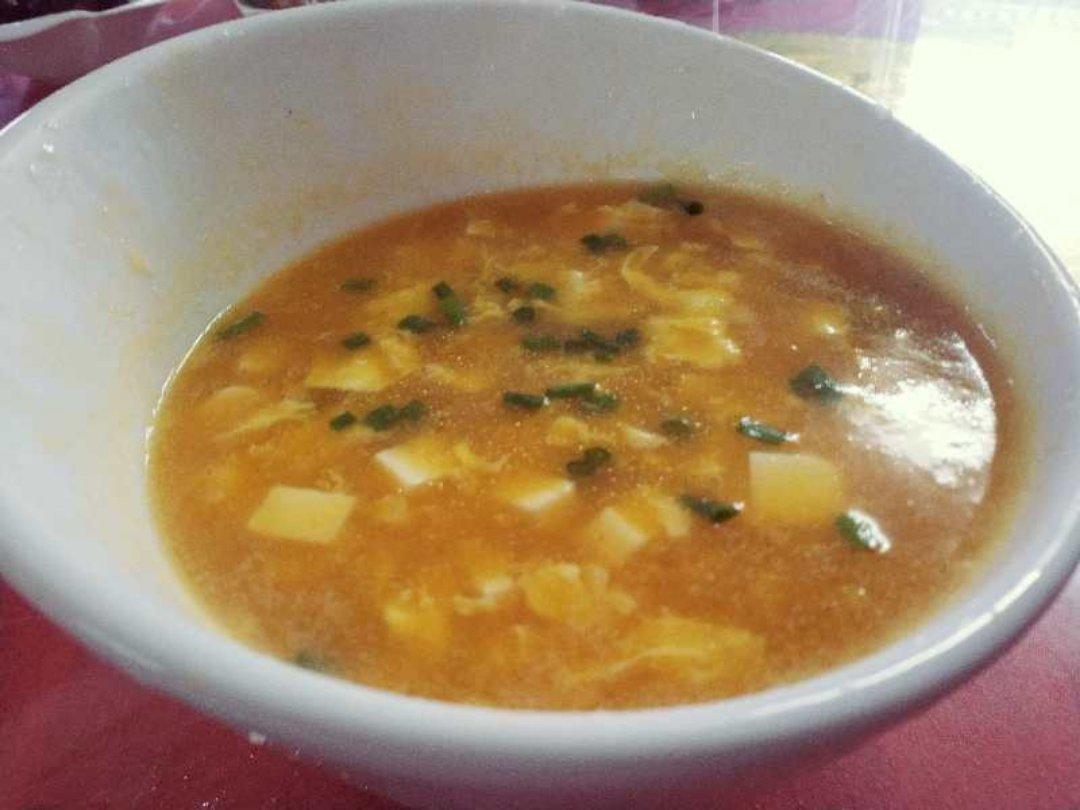 南瓜豆腐海鲜羹