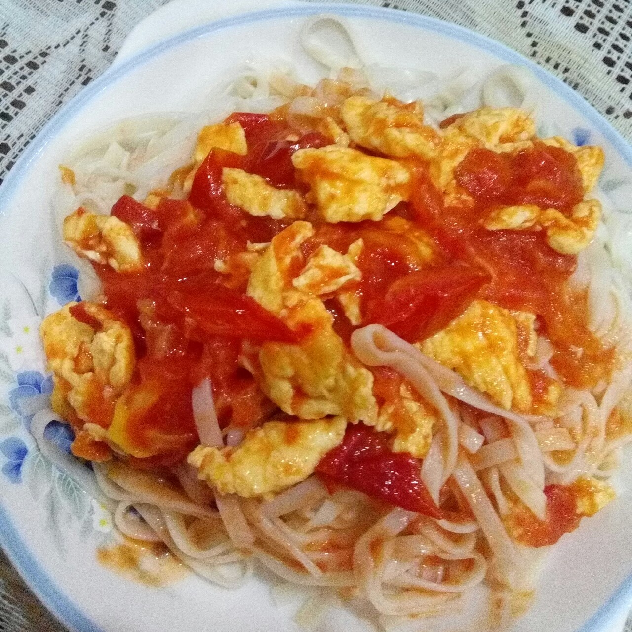 西红柿鸡蛋打卤面