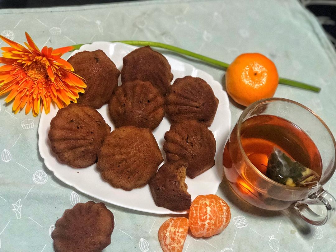 黑糖栗子玛德琳—北鼎烤箱食谱