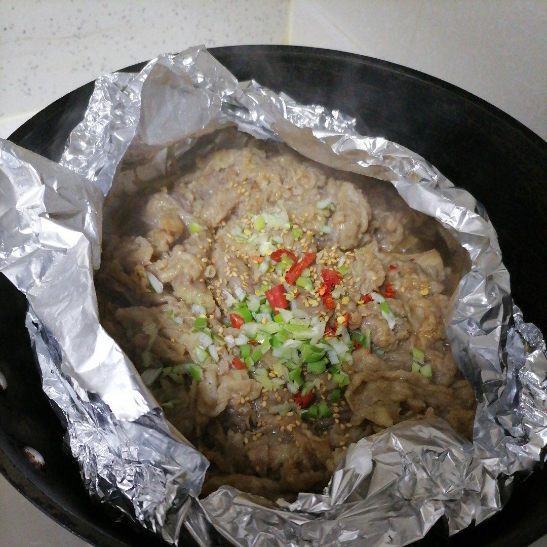 锡纸金针菇牛肉