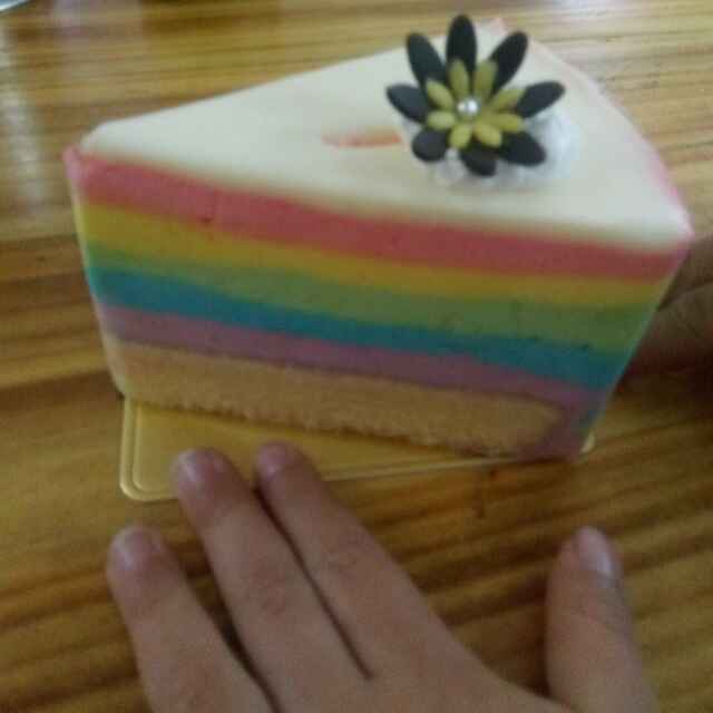 貓愛上彩虹蛋糕