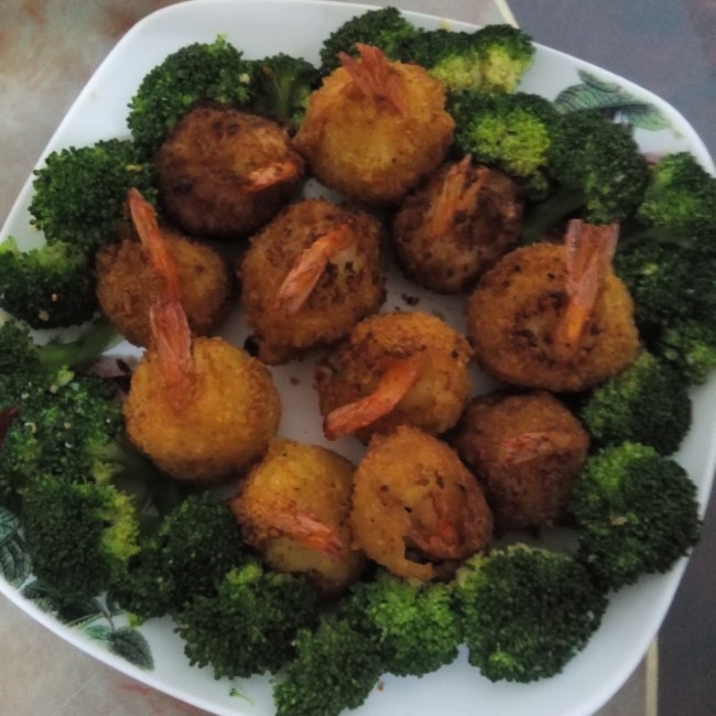 【土豆虾球】——鲜、糯、酥的存在