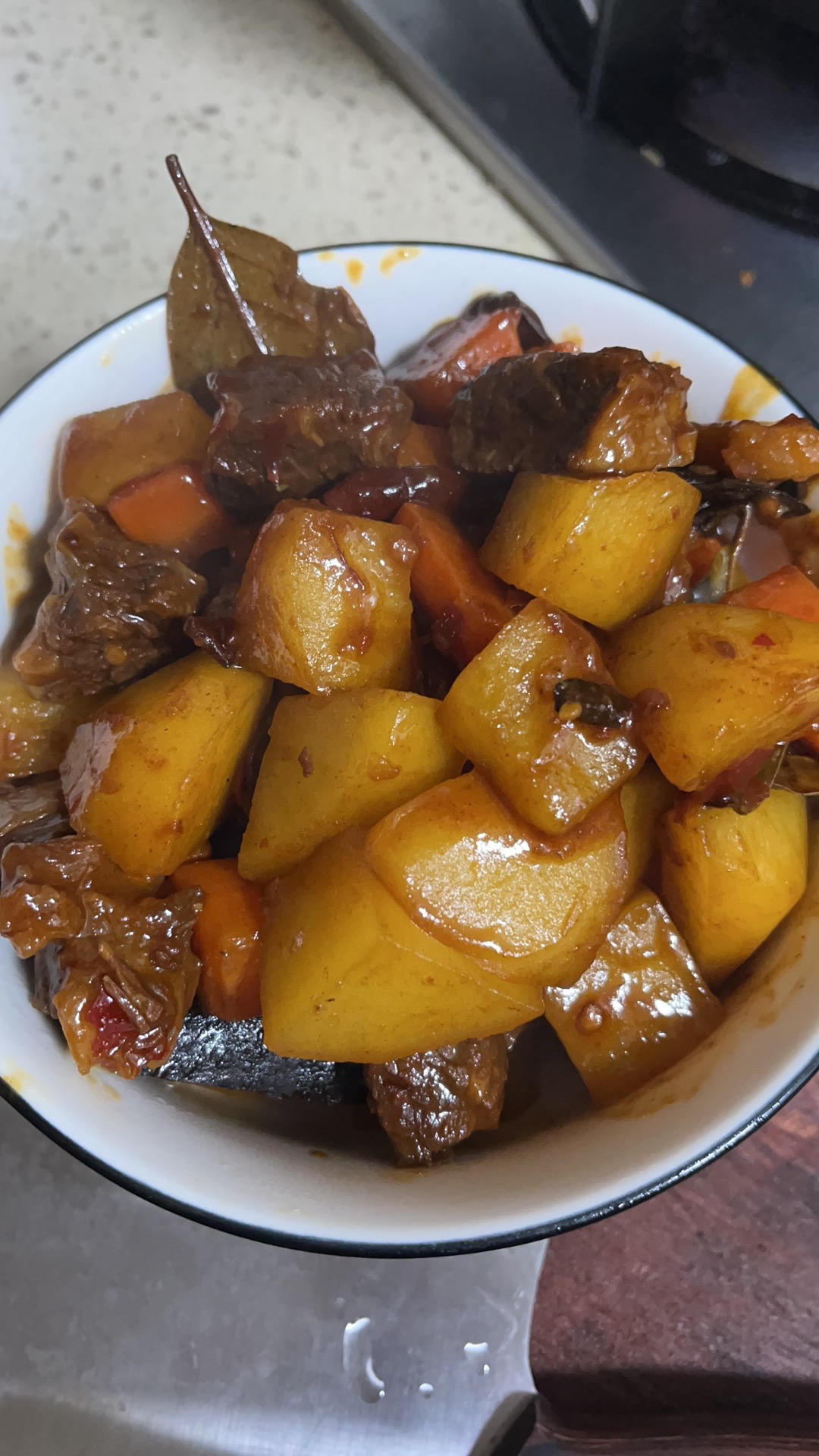土豆焖牛腩
