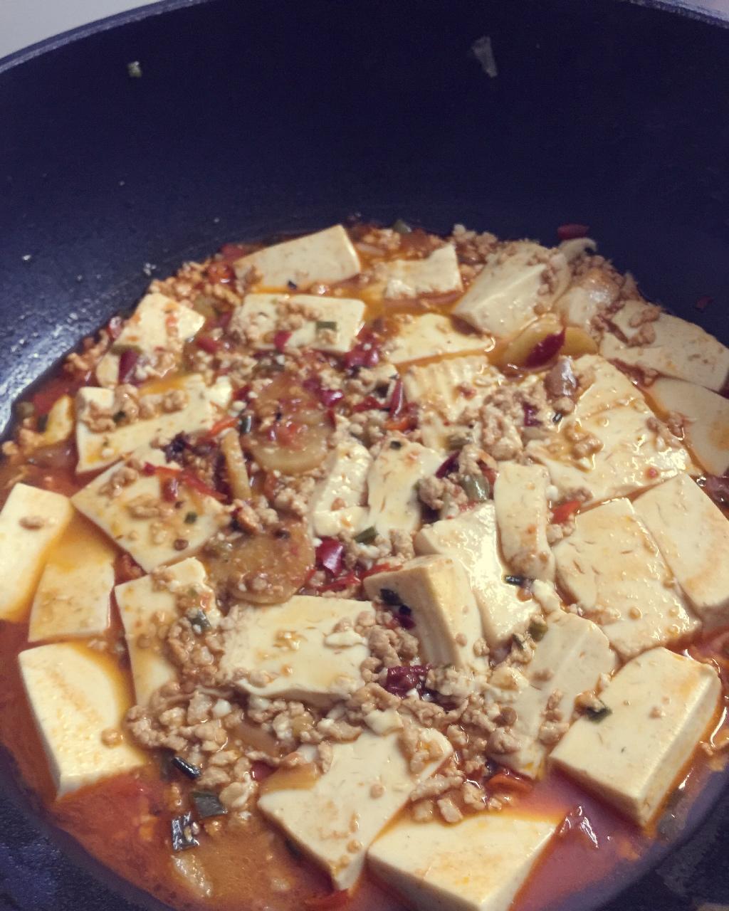 家常红烧肉末豆腐