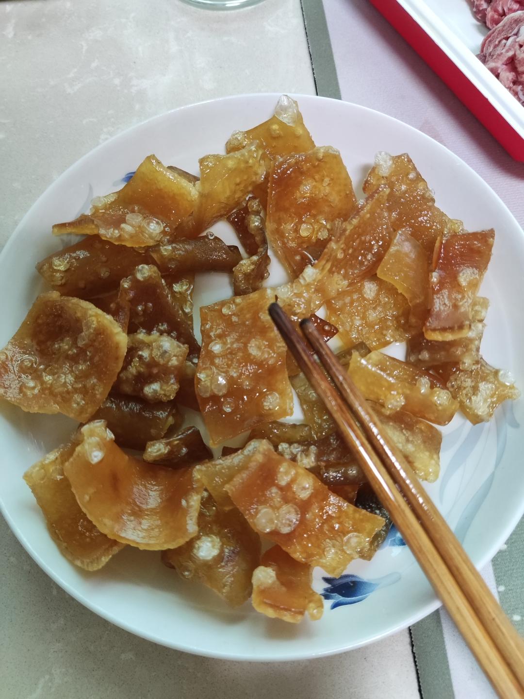 自制炸猪皮