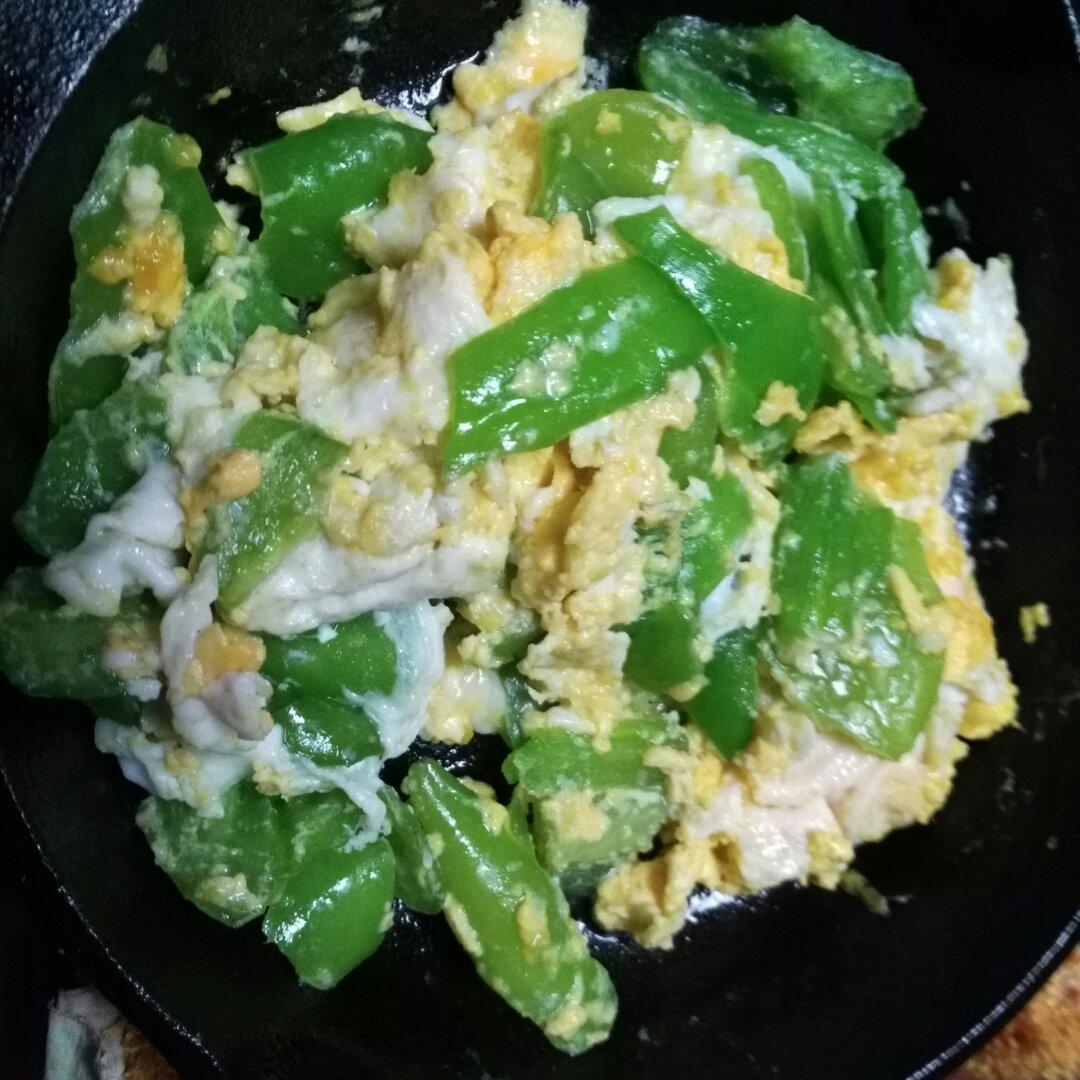 菜椒炒鸭蛋