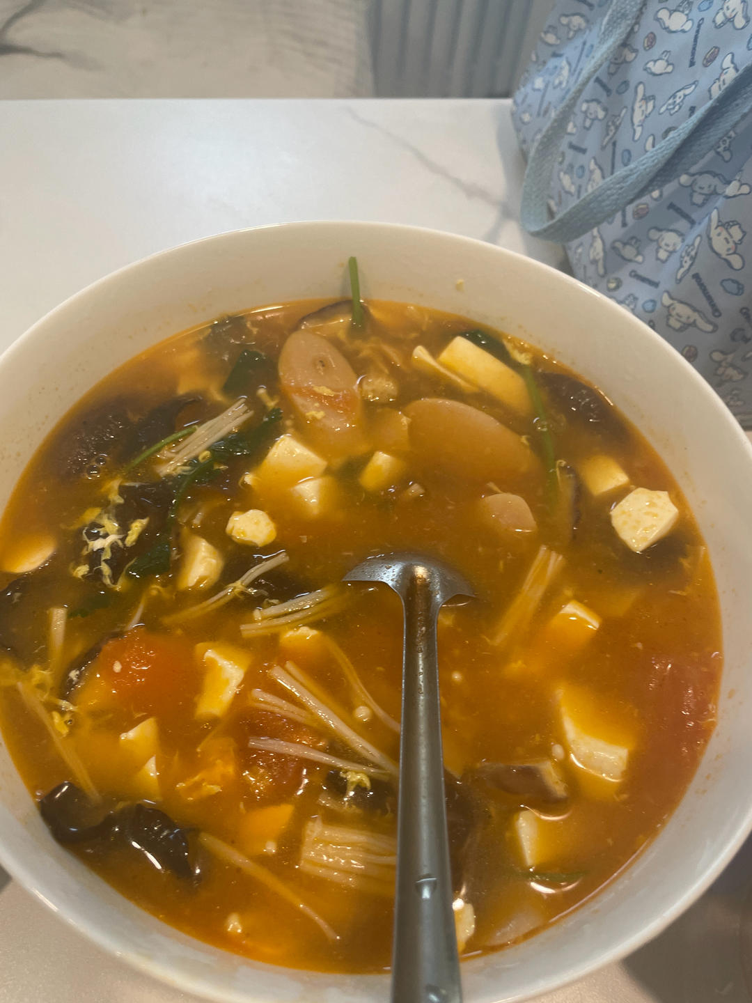 10分钟就能搞定的低脂酸辣汤❗好喝又开胃