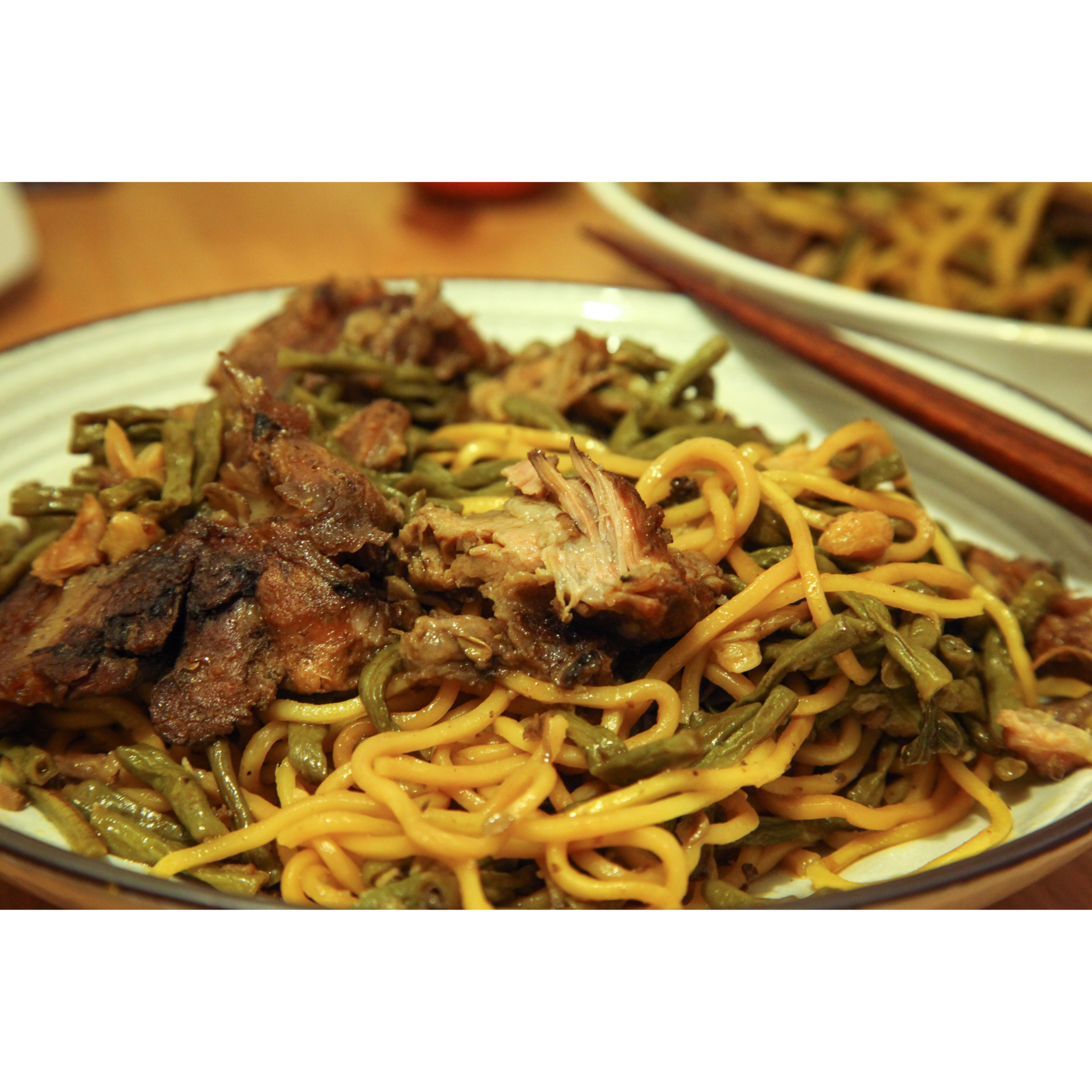 豆角焖面