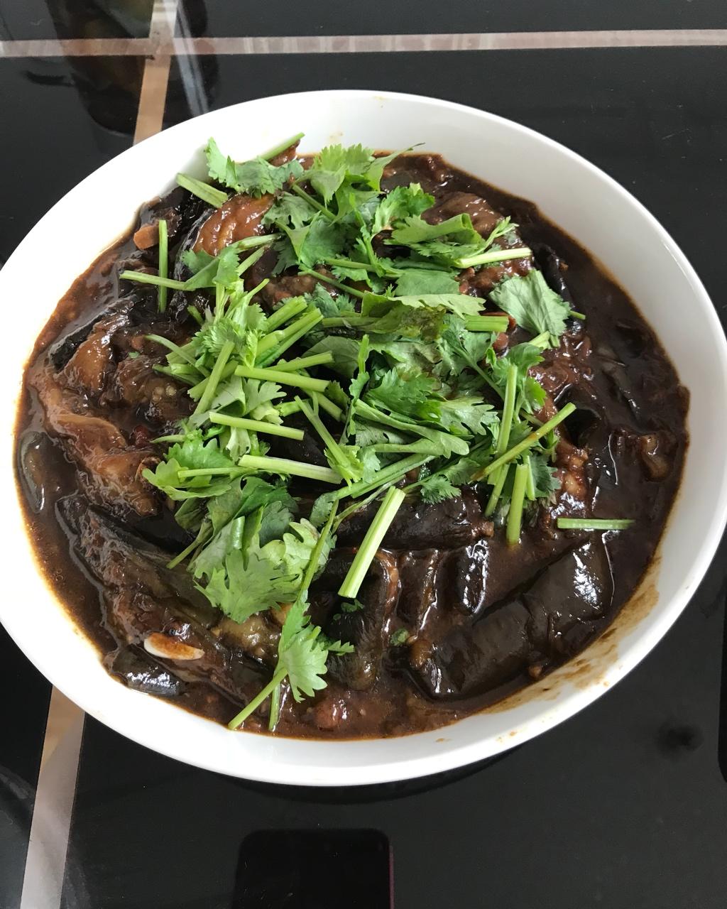 a业余煮妇做的酱茄子