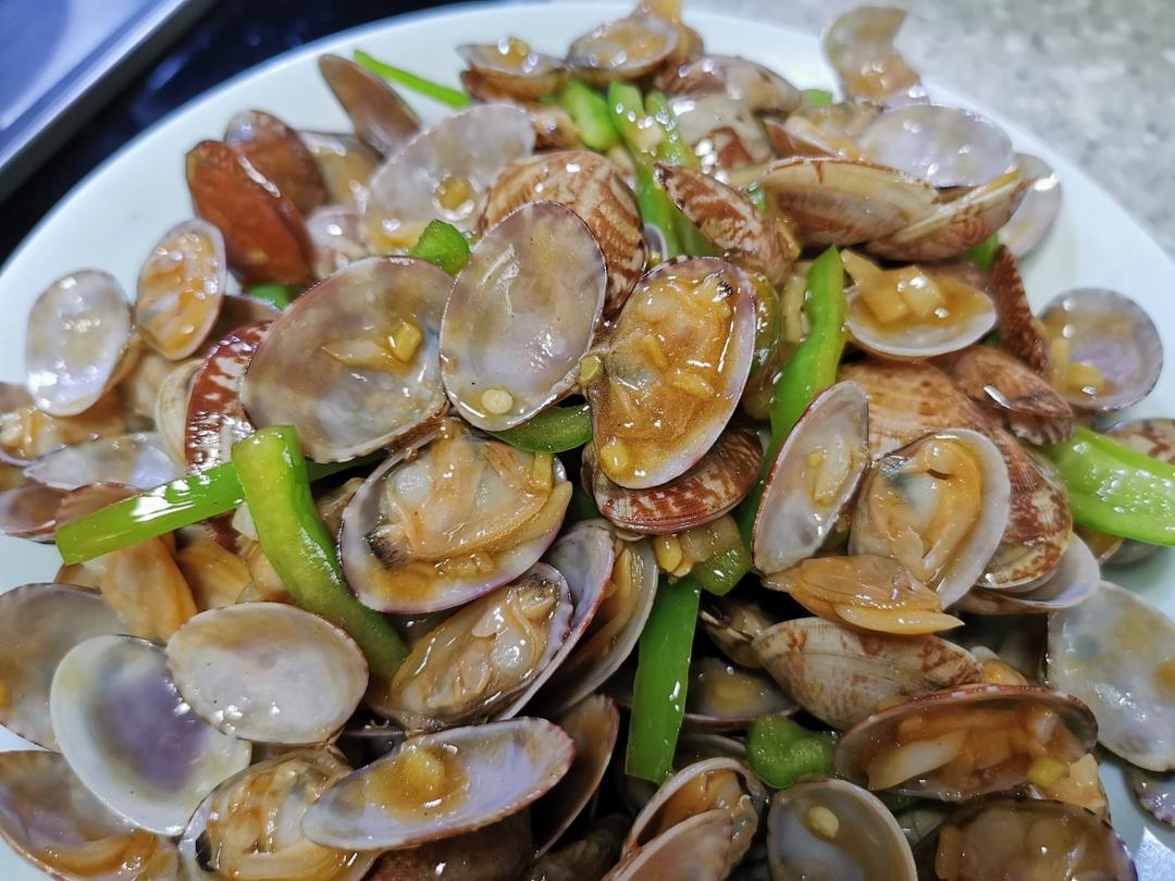 5分钟快手菜❗️秒杀路边摊爆炒花甲～好吃到爆