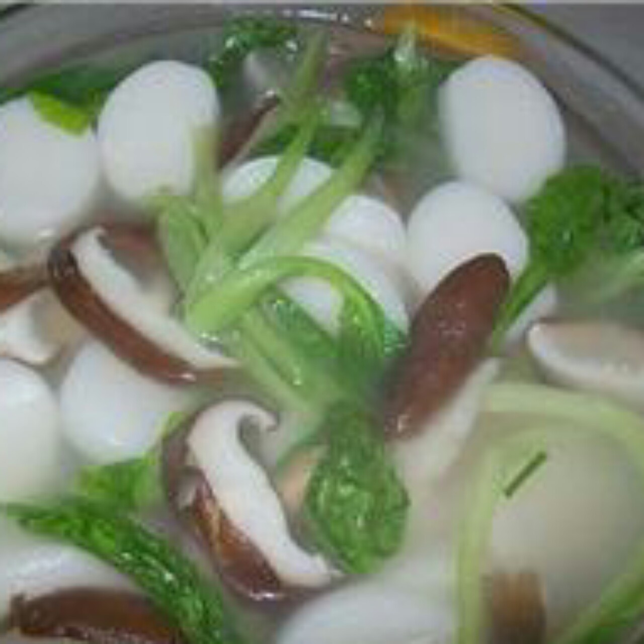 宁波青菜年糕汤