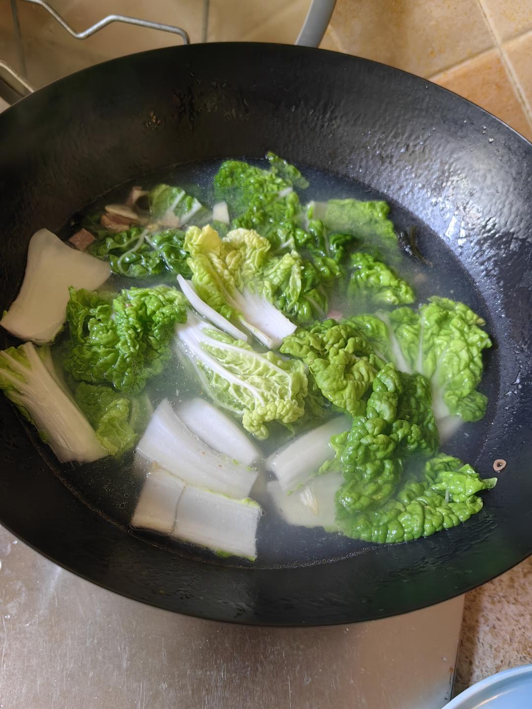 上汤奶白菜