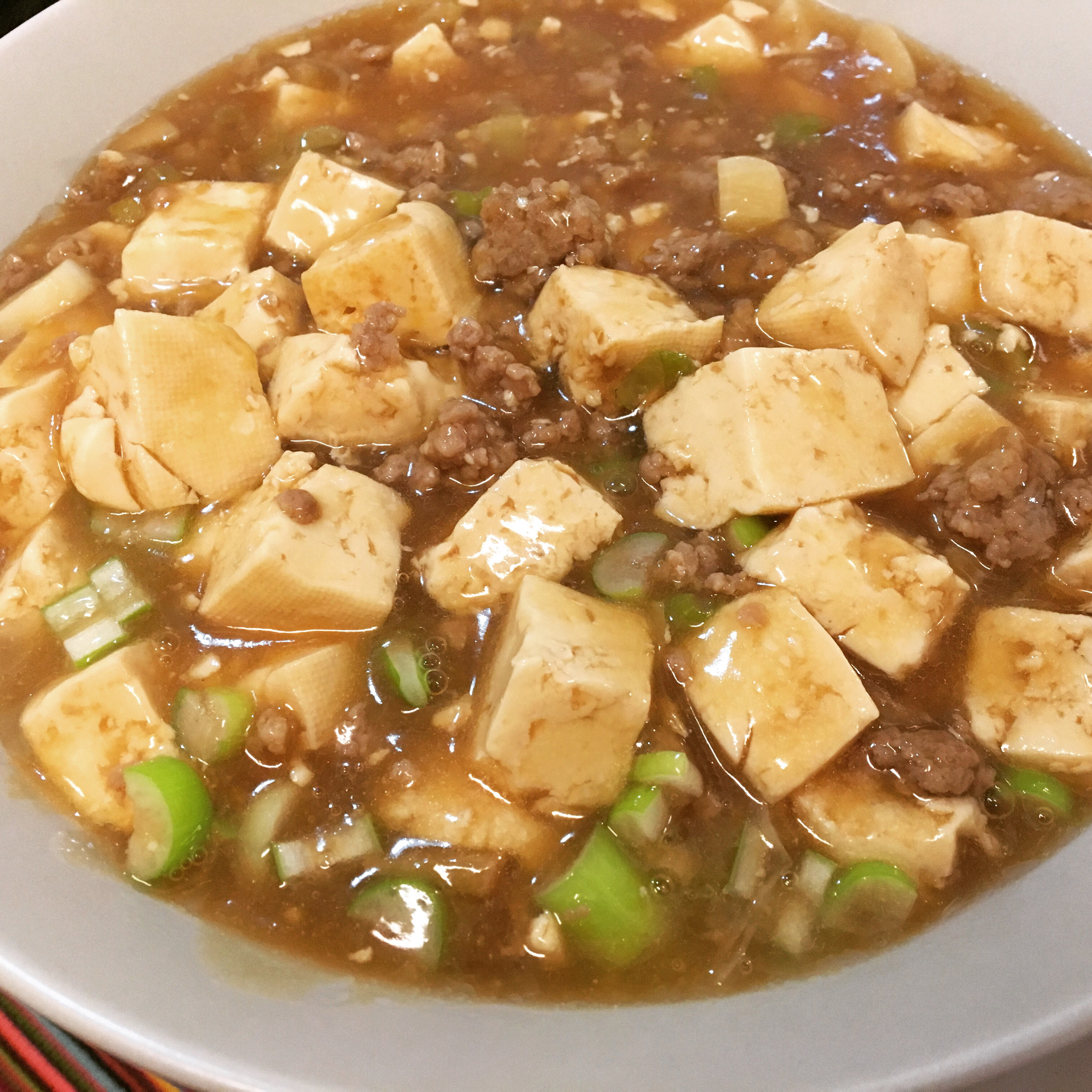 re蒙th做的肉末豆腐~无敌下饭菜